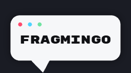 Custom Discord reaction GIF generated from text with Fragmingo in message_bubble style